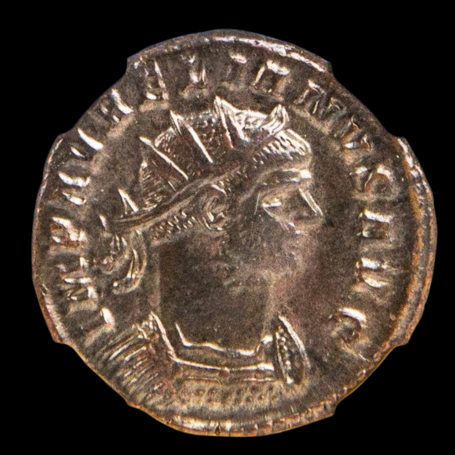 Roman Bronze Coin of Aurelian (about 1750-1755 years ago